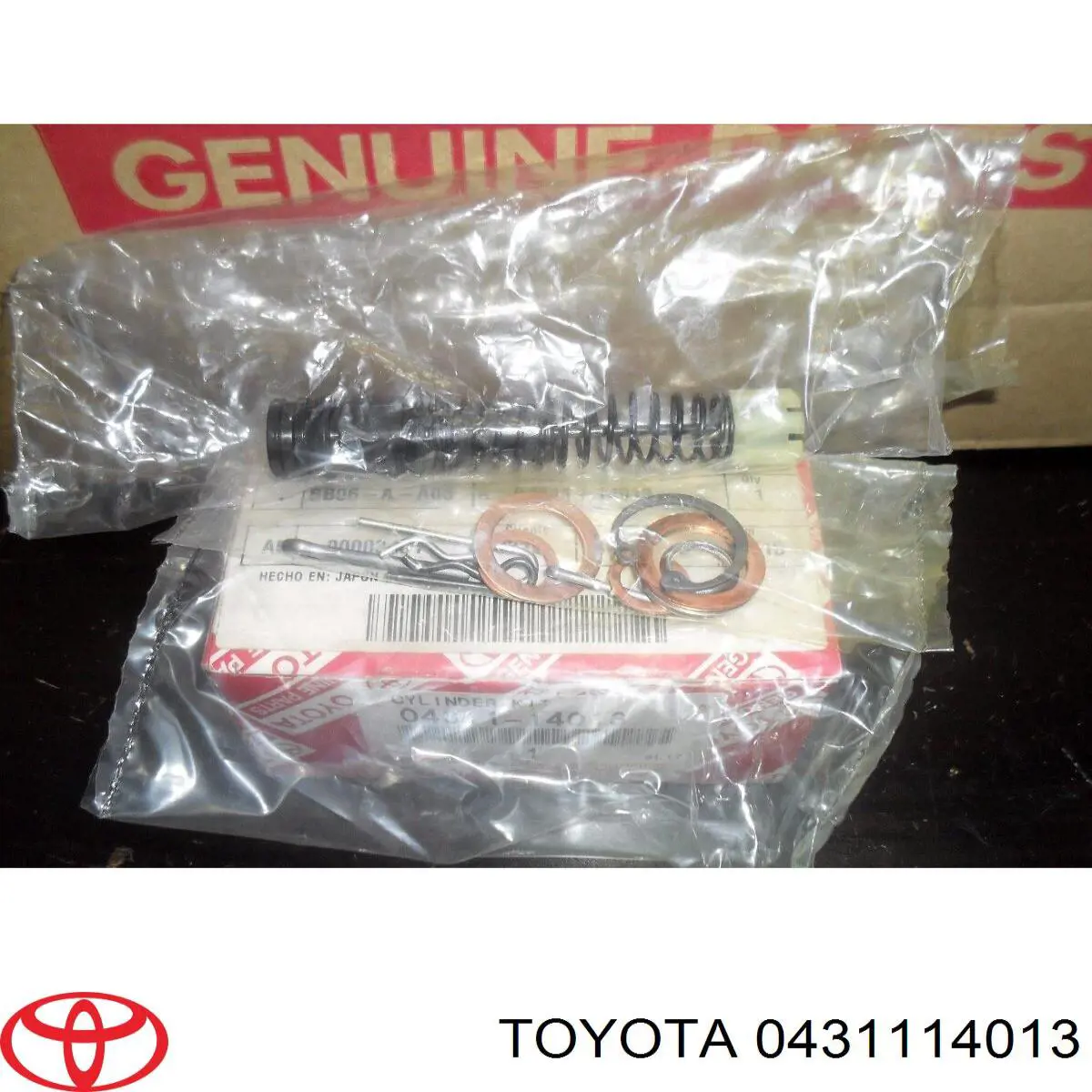 Juego de reparación, cilindro maestro del embrague 0431114013 Toyota