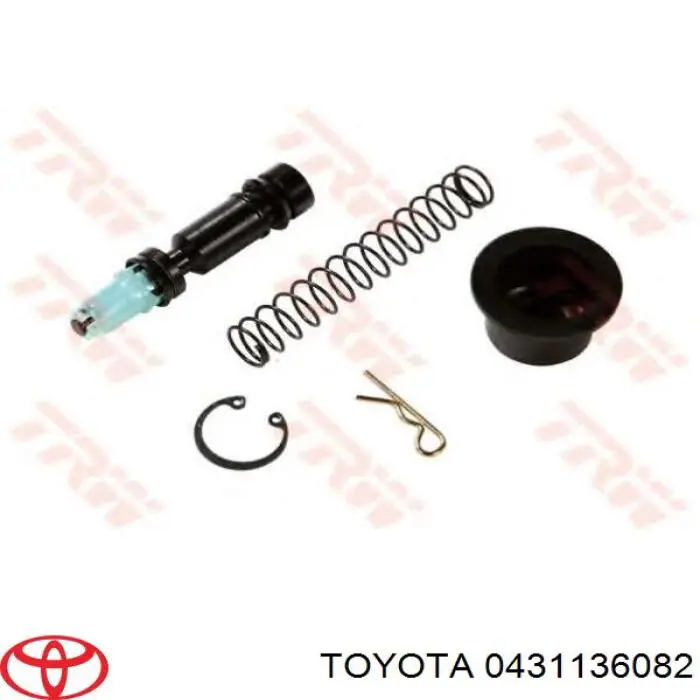 Juego de reparación, cilindro maestro del embrague 0431136082 Toyota