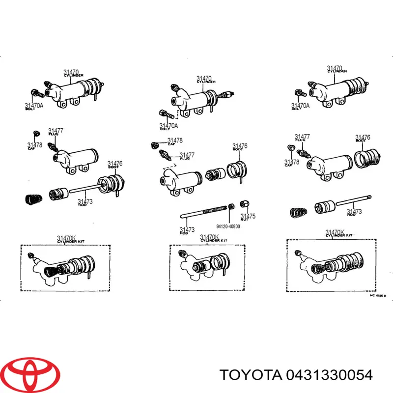  0431330054 Toyota