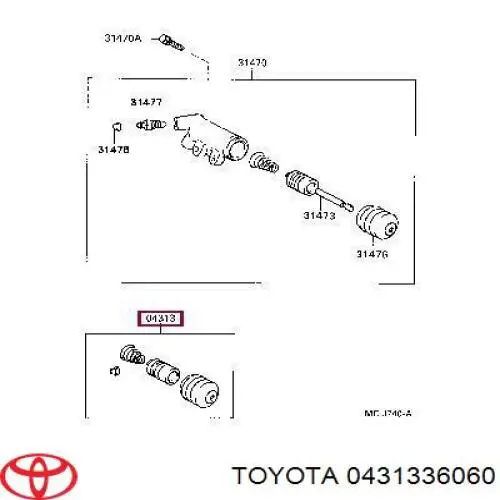 0431336060 Toyota 