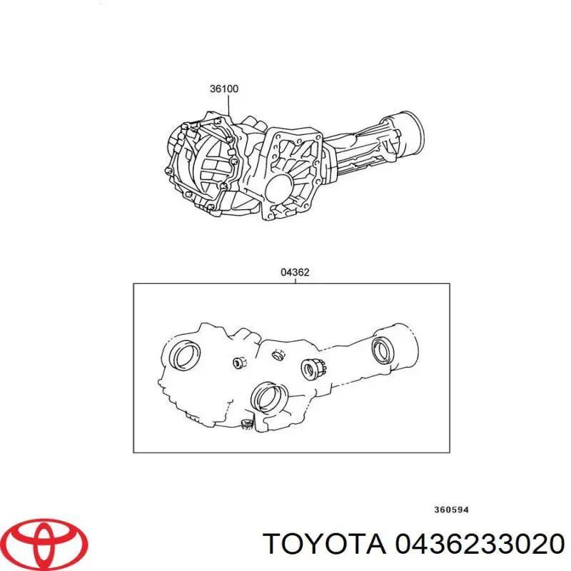 0436233020 Toyota 