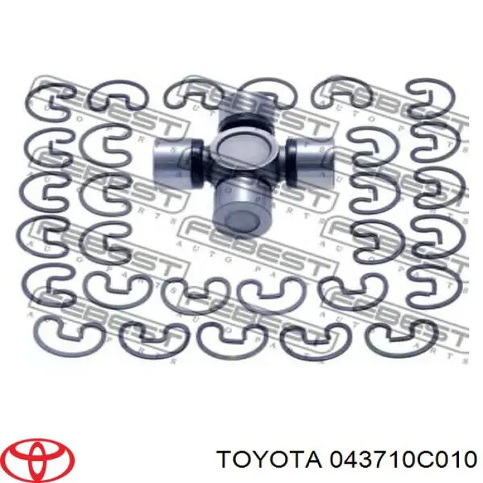 043710C010 Toyota крестовина карданного вала заднего