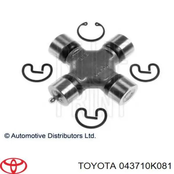 043710K081 Toyota крестовина карданного вала заднего