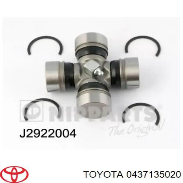 Купить 0437135020 Toyota Крестовина карданного вала заднего