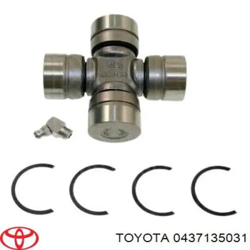 Крестовина карданного вала заднего 0437135031 Toyota