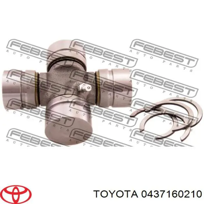 Крестовина заднего карданного вала  Toyota 0437160210 цена, от 19.31 USD