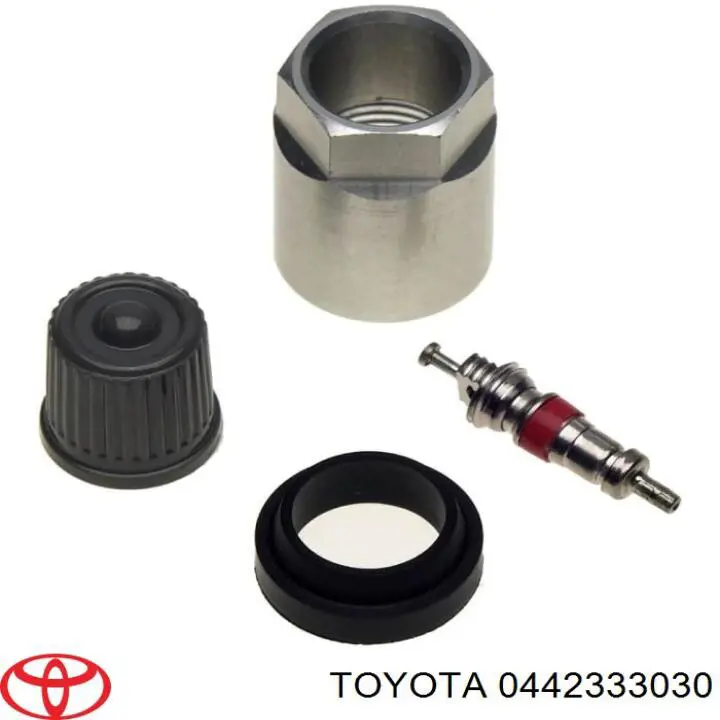 Крепление датчика давления воздуха в шинах Toyota 0442333030