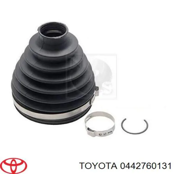 0442760131 Toyota botas de proteção de juntas homocinéticas do semieixo dianteiro, kit