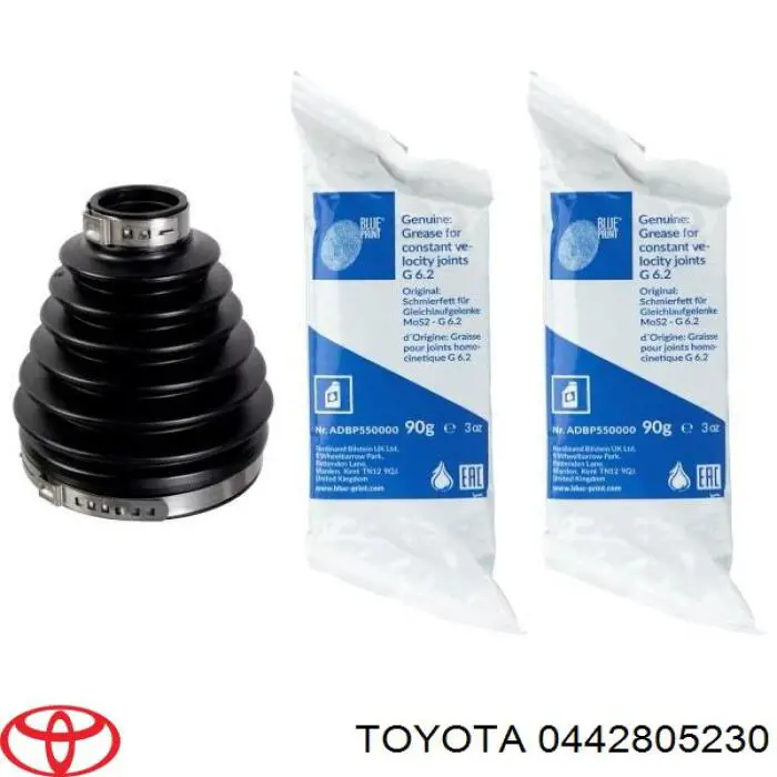 Пыльники ШРУСов передней полуоси, комплект Toyota 0442805230 цена, от 13.12 USD