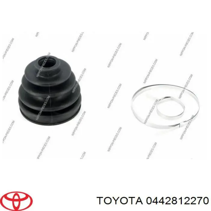 Пыльники ШРУСов передней полуоси, комплект Toyota 0442812270 цена, от 6.35 USD