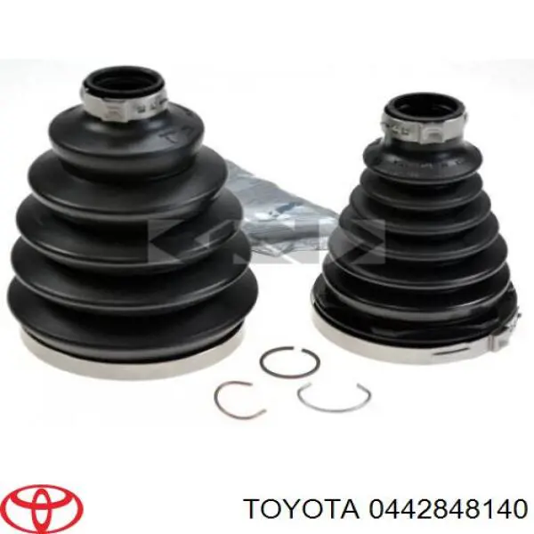 0442848140 Toyota Пыльники шарниров угловых скоростей передних, комплект