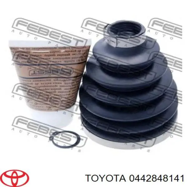 0442848141 Toyota bota de proteção externa de junta homocinética do semieixo dianteiro