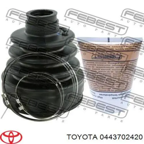Купить 0443702420 Toyota Пыльник гранаты внутренний, передней полуоси