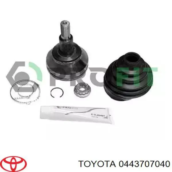 Купить 0443707040 Toyota Пыльник ШРУСа внутренний, передней полуоси, правый