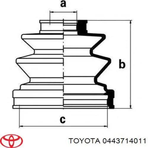 0443714011 Toyota 