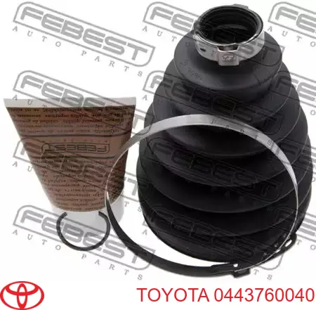 Пыльник ШРУСа внутренний 0443760040 Toyota