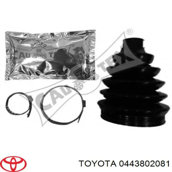 Пыльники ШРУСов передней полуоси, комплект Toyota 0443802081 цена, от 13.12 USD