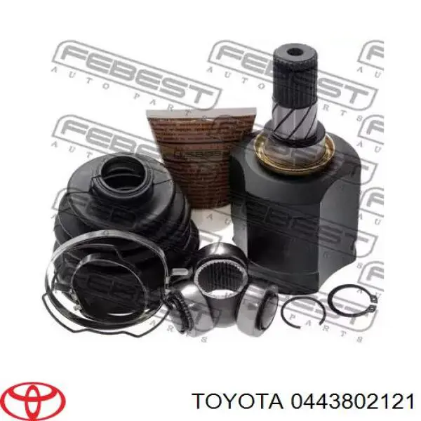 Пыльник ШРУСа передней полуоси внутренний правый 0443802090 Toyota