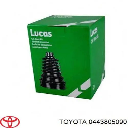 Купить 0443805090 Toyota Пыльник гранаты внутренний, передней полуоси
