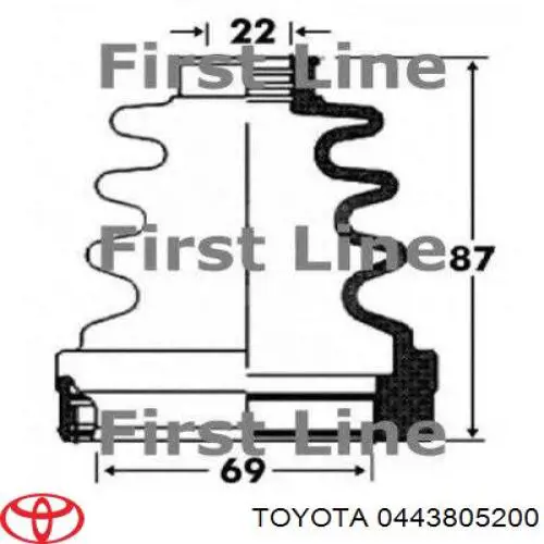 0443805200 Toyota