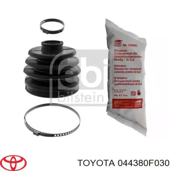Пыльник шарнира угловых скоростей внутренний передний Toyota 044380F030 цена, от 9.16 USD