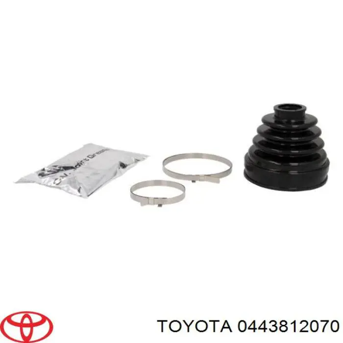 Пыльники ШРУСов передней полуоси, комплект Toyota 0443812070 цена, от 6.35 USD