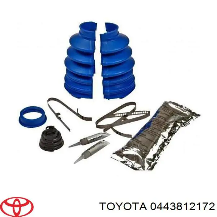 Пыльники ШРУСов передней полуоси, комплект Toyota 0443812172 цена, от 6.35 USD