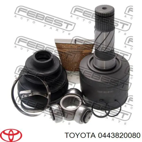 Пыльник шарнира угловых скоростей внутренний передний Toyota 0443820080 цена, от 8.91 USD