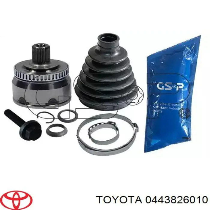 0443826010 Toyota bota de proteção interna de junta homocinética do semieixo dianteiro