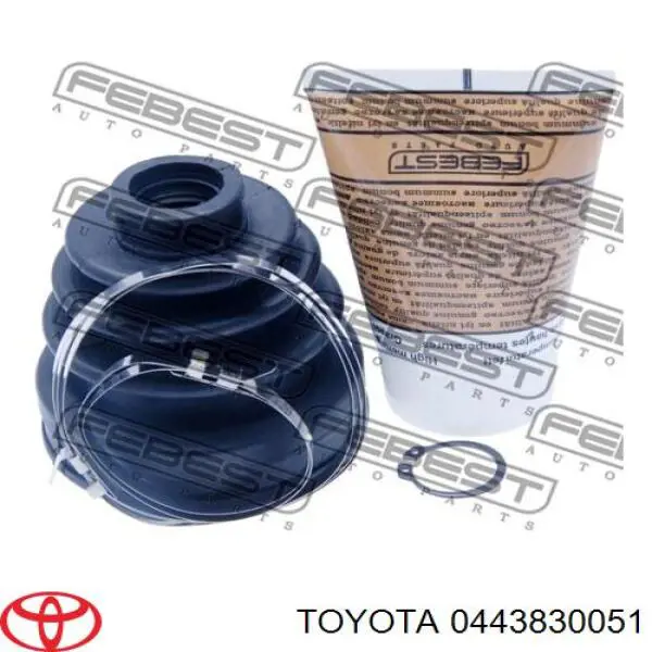 Fuelle, árbol de transmisión delantero interior 0443830051 Toyota/Lexus