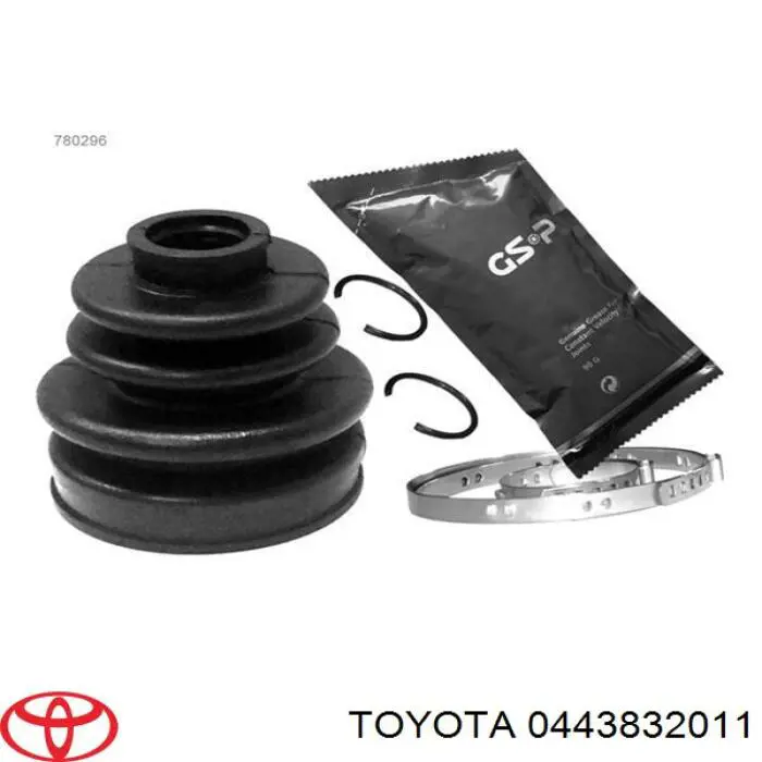 Купить 0443832011 Toyota Пыльник гранаты внутренний, передней полуоси