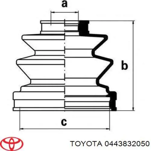 Чехол шруса Toyota 443832050 цена, от 5.89 USD