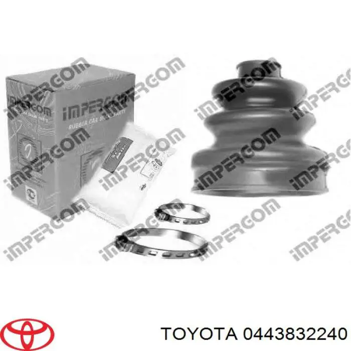 Купить 0443832240 Toyota Пыльник ШРУСа внутренний, передней полуоси, правый