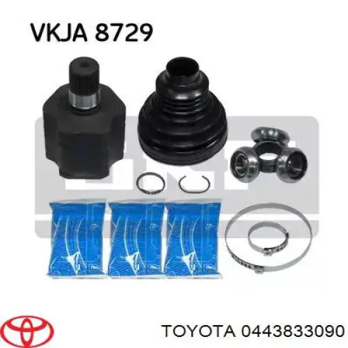 Купить 0443833090 Toyota Пыльник гранаты наружный, передний