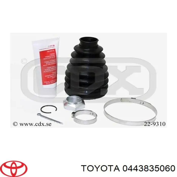 Чехол шруса Toyota 0443835060 цена, от 9.47 USD