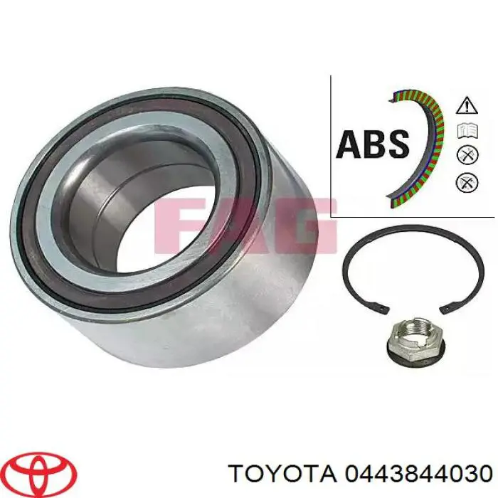 Купить 0443844030 Toyota Пыльник гранаты внутренний, передней полуоси