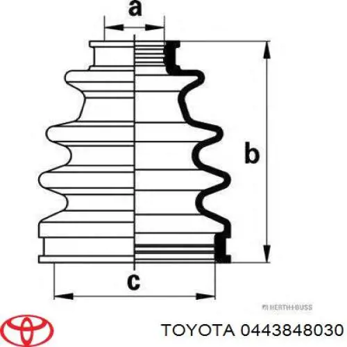  Toyota 0443848030 цена, от 56.43 USD