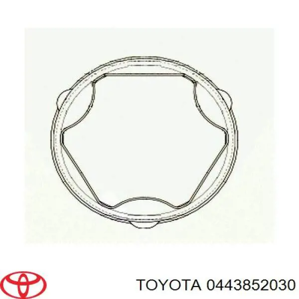 Пыльник ШРУСа внутренний 0443852030 Toyota