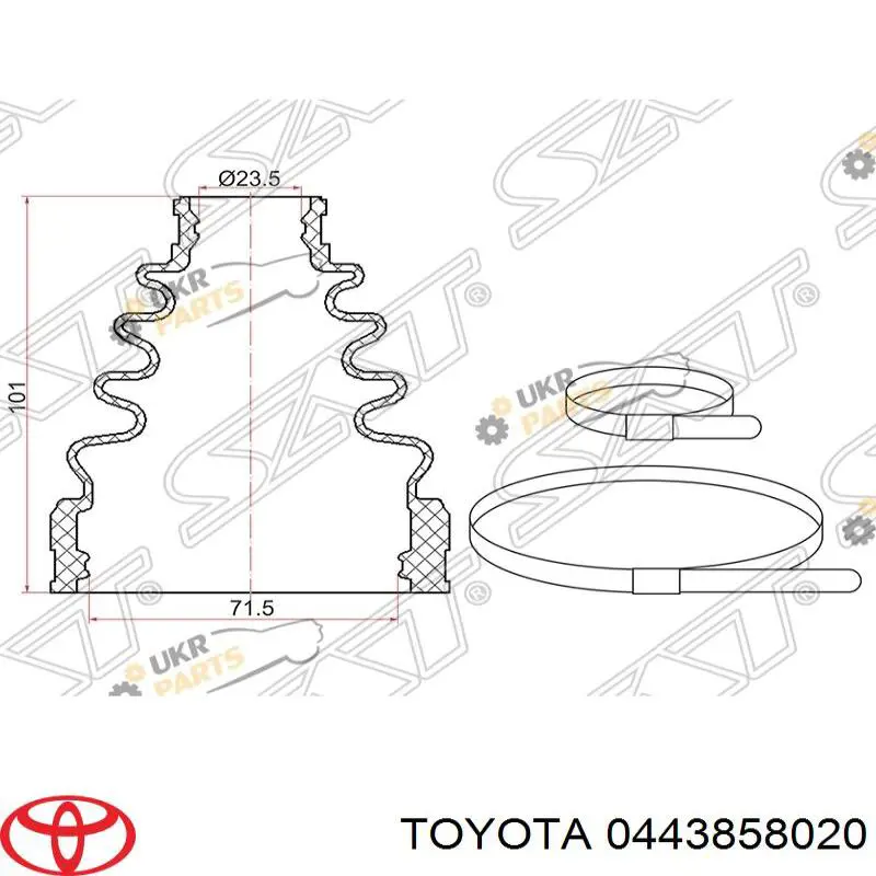 443858020 Toyota 