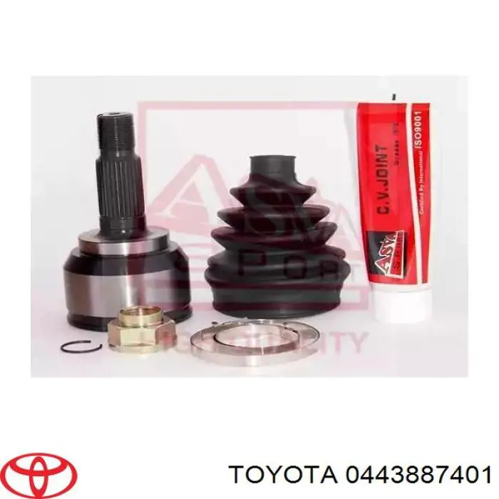 Пыльник ШРУСа наружный 0443887401 Toyota