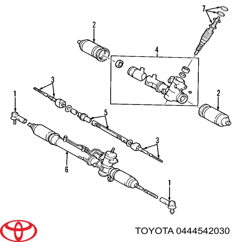 РМК рулеовго механизма MSG TY9027KIT цена, от 41.71 USD