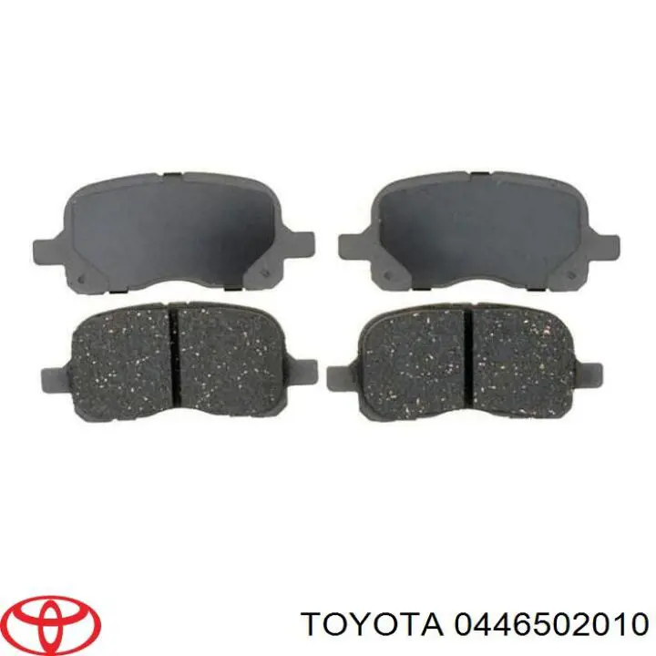 0446502010 Toyota колодки тормозные передние дисковые