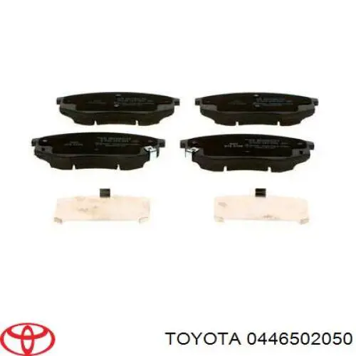 Купить 0446502050 Toyota Колодки тормозные