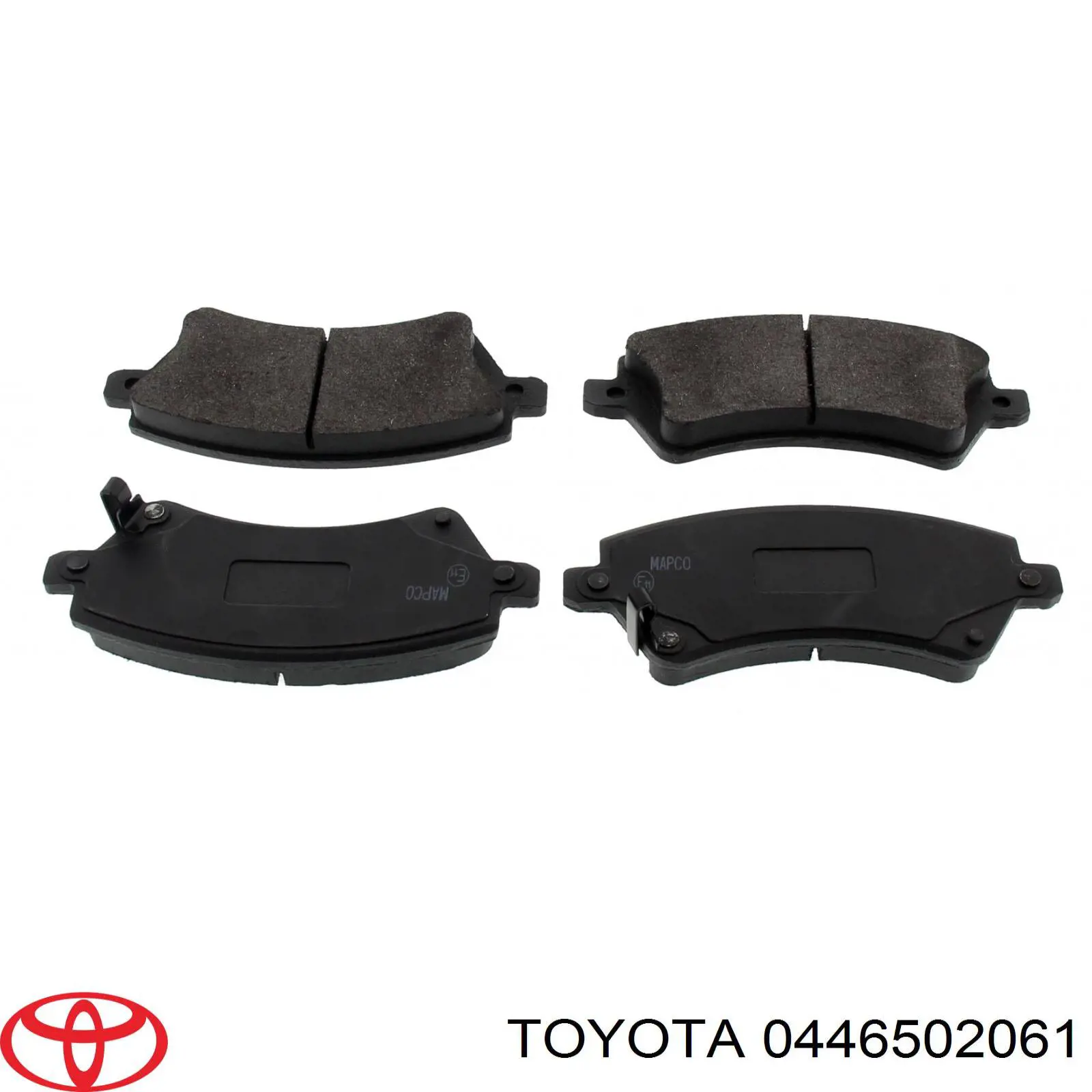 Колодки Toyota 0446502061 цена, от 22.07 USD