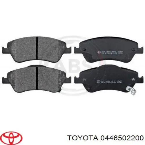 Купить 0446502200 Toyota Колодки тормозные