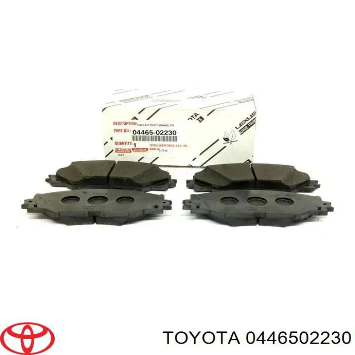 Колодки Toyota 0446502230 цена, от 32.32 USD
