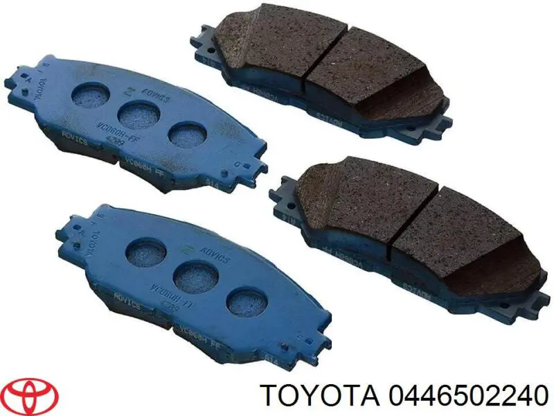 0446502240 Toyota Колодки передние