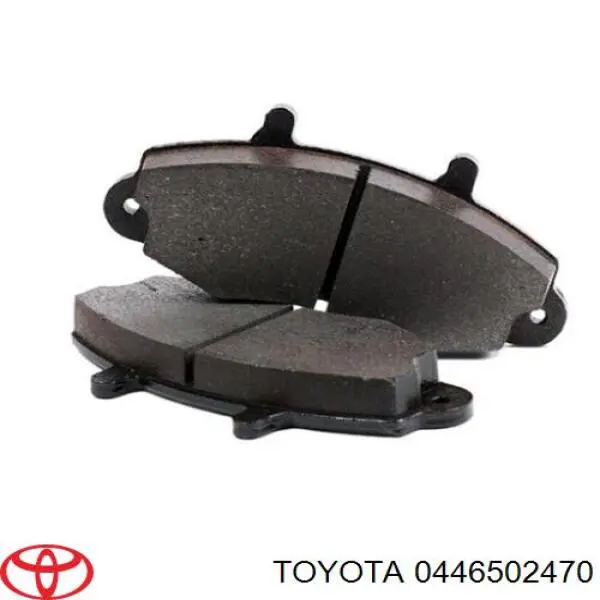 0446502470 Toyota колодки тормозные передние дисковые