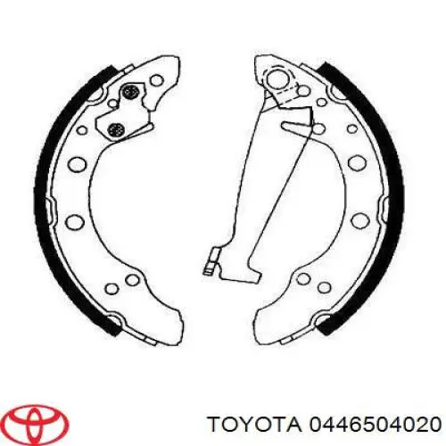 Колодки Toyota 0446504020 цена, от 18.75 USD