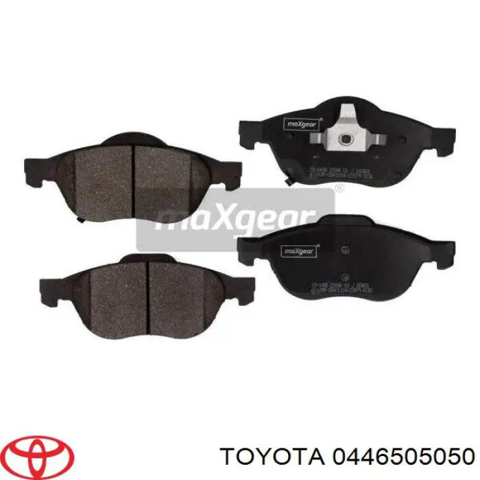 0446505050 Toyota колодки тормозные передние дисковые